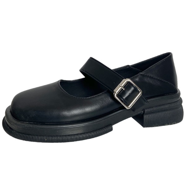 구두 - 블랙컬러 무광 4cm 신발